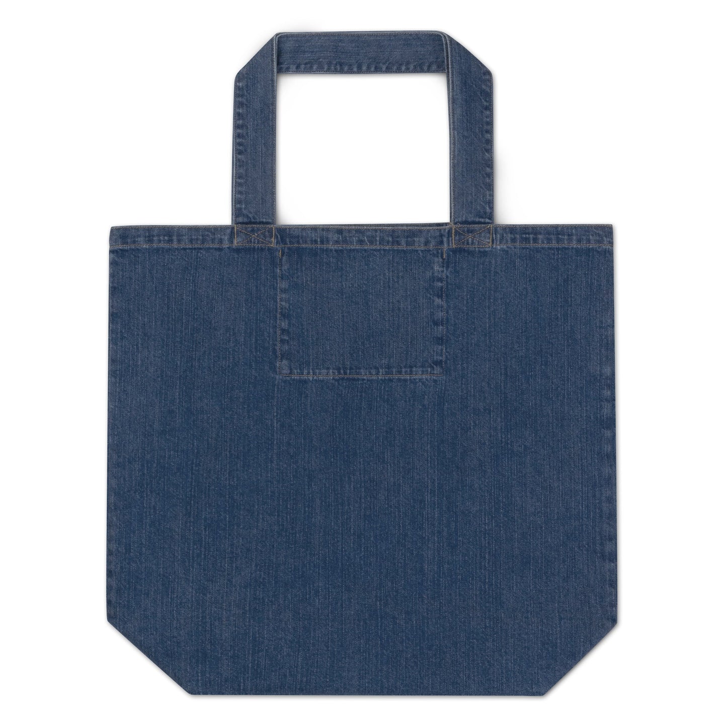 Organic denim tote bag - Reading opens up a new world