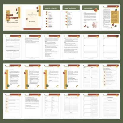 Ultimate Goal Planner 2025 – Printable PDF (Digital Download)