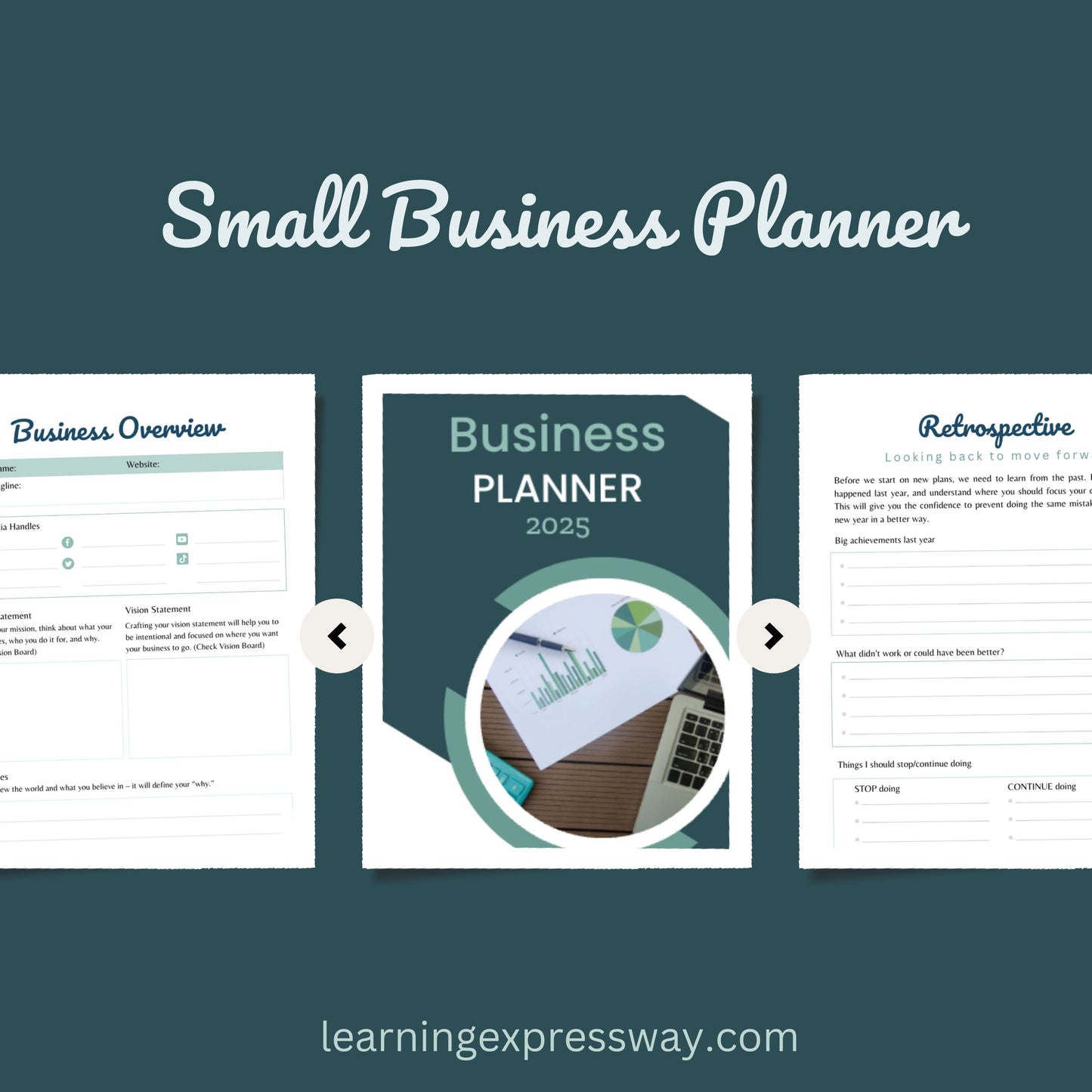 Small Business Planner 2025 - Printable PDF (Digital Download)