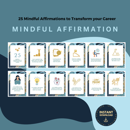 25 Printable Mindful Affirmations to Transform Your Career