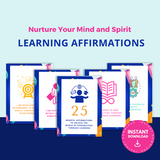 Nurture Your Mind and Spirit with Mindful Learning Affirmation Cards
