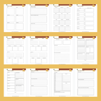 Ultimate Goal Planner 2025 – Printable PDF (Digital Download)