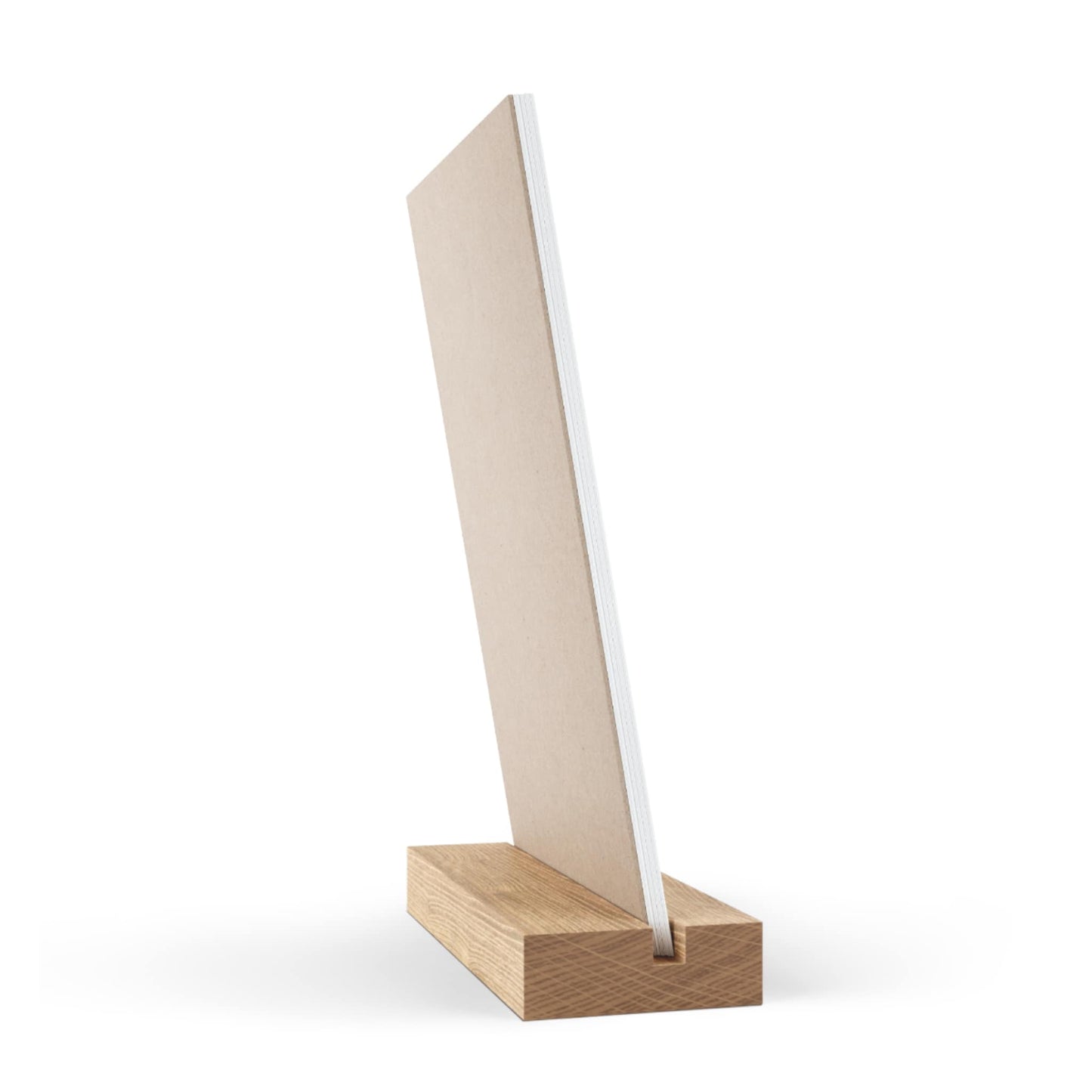 Vertical Desk Calendar (2023) with Wooden Stand | Office Desk Accessories | Productivity Calendar