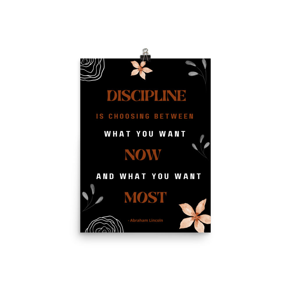 Poster - Discipline