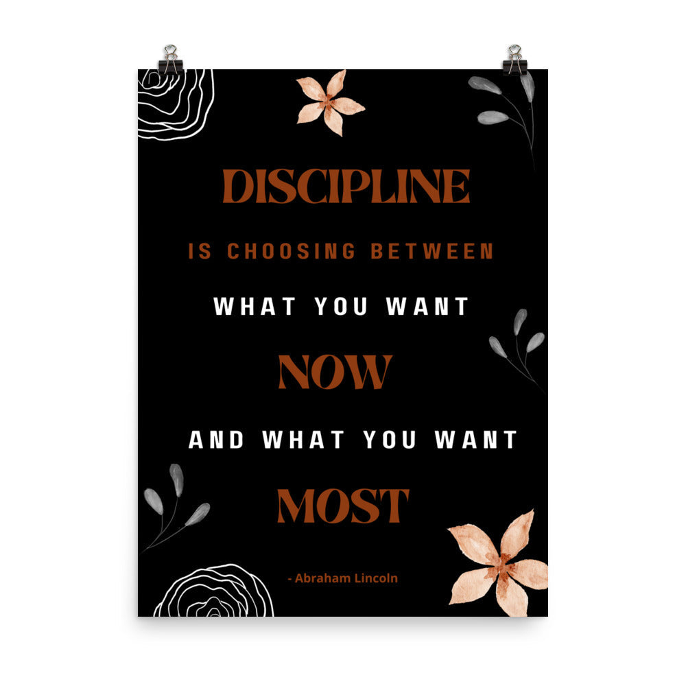 Poster - Discipline