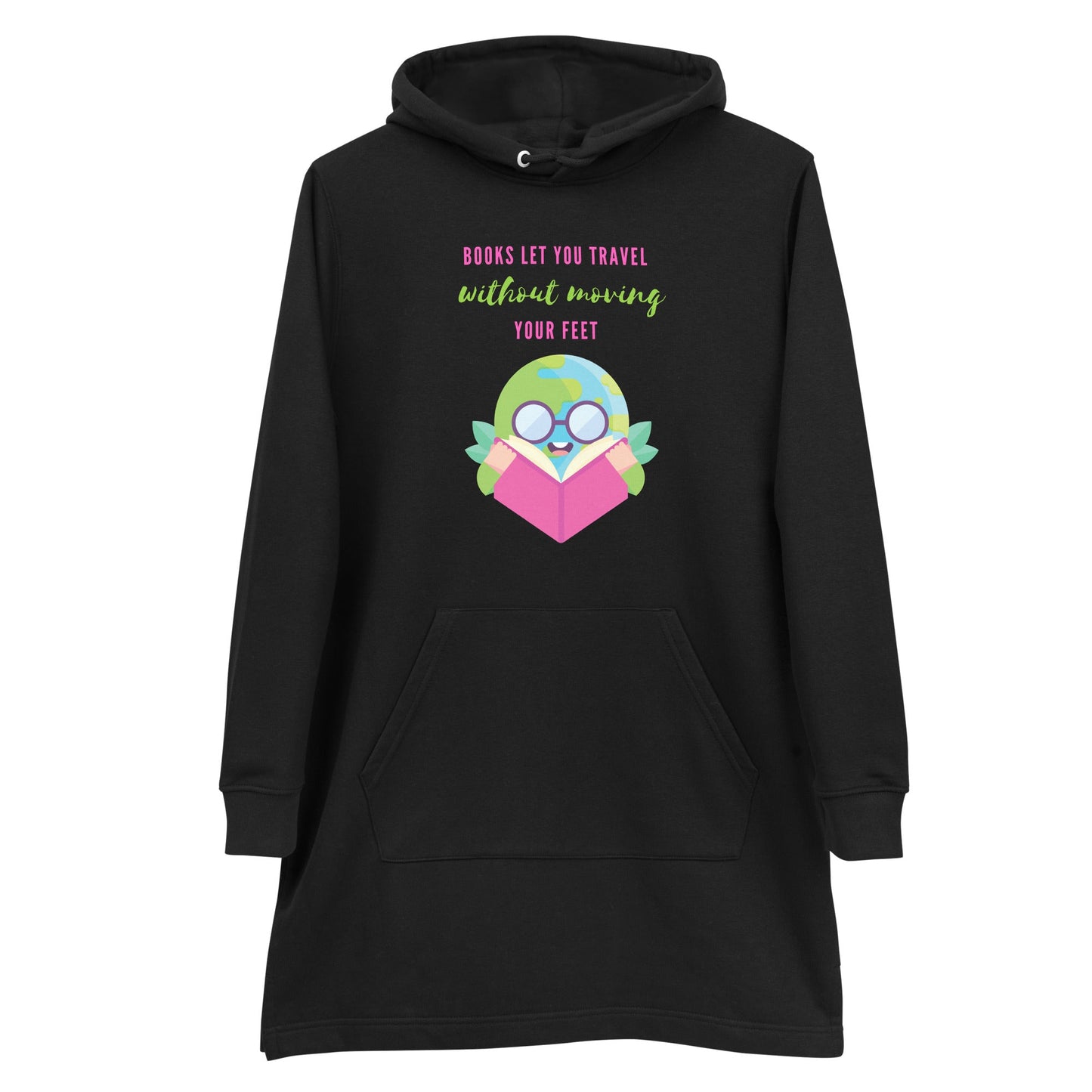 Hoodie dress - Books let you travel