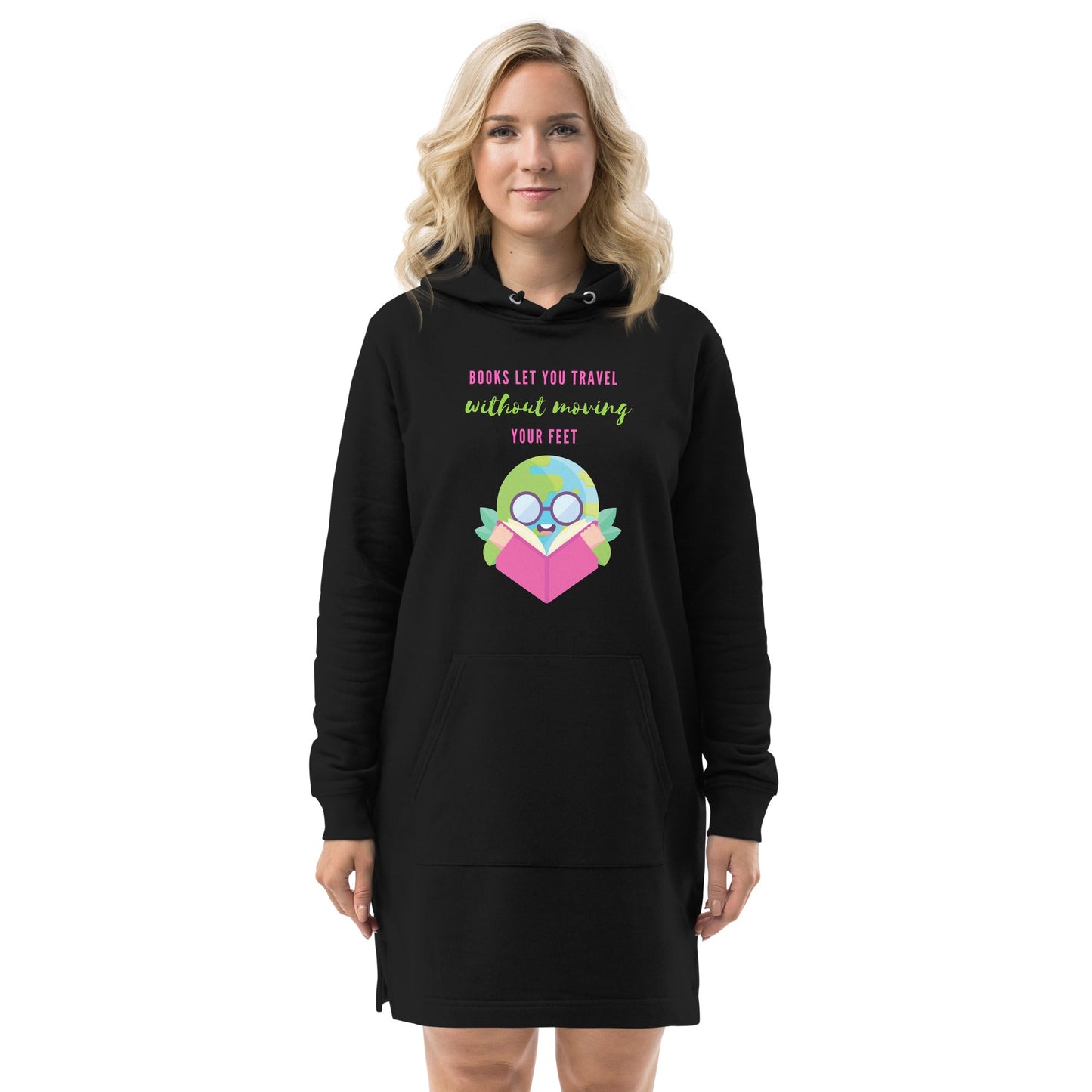 Hoodie dress - Books let you travel