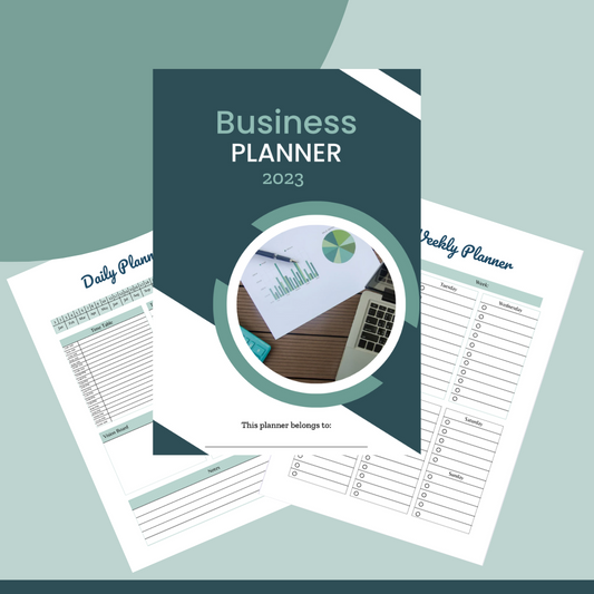 Small Business Planner 2023 - Printable PDF (Digital Download)