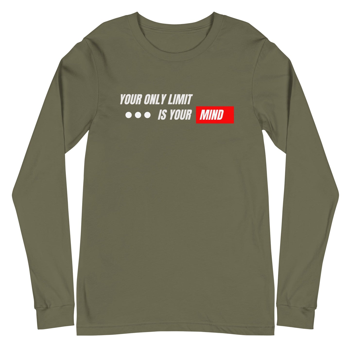 Unisex Long Sleeve Tee - Your only limit is your mind