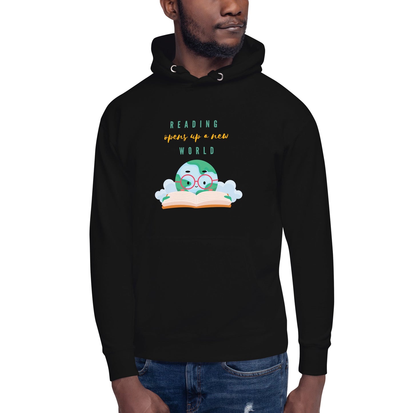 Unisex Hoodie _ Reading opens up a new world