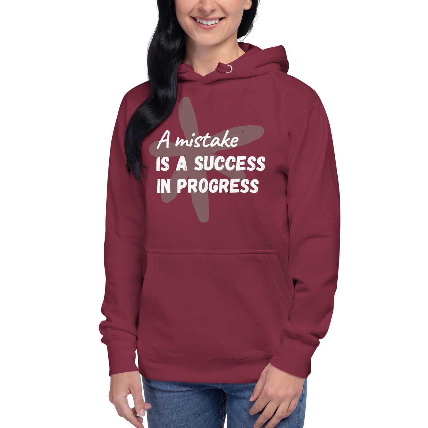 Unisex Hoodie - A mistake is a success in progress