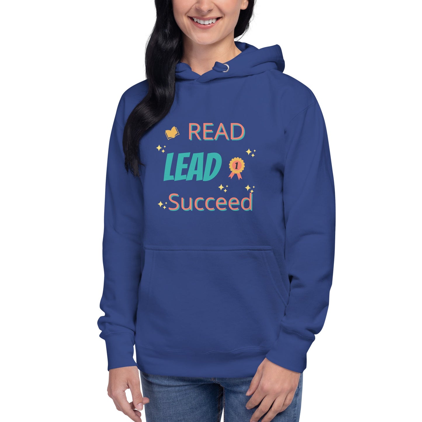 Unisex Hoodie - Read, Lead, Succeed