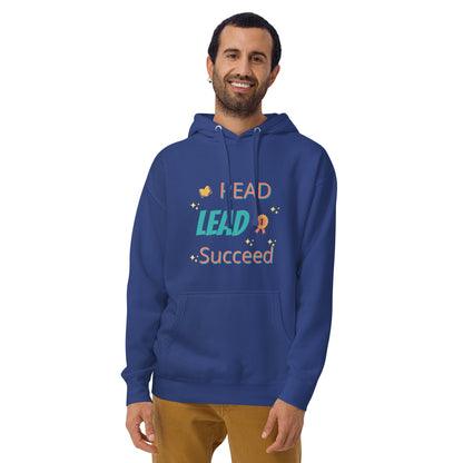 Unisex Hoodie - Read, Lead, Succeed